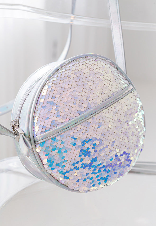 POPPI Sequin Round Crossbody Kids Bag