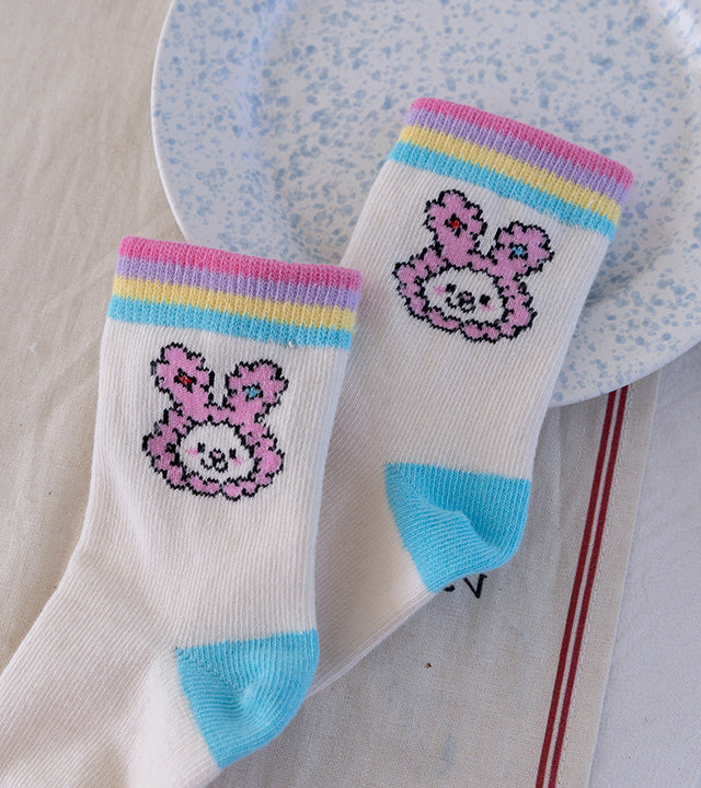 M. Rabbit Heart Socks 2-piece set