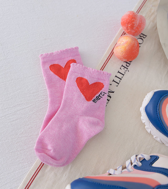 M. Rabbit Heart Socks 2-piece set