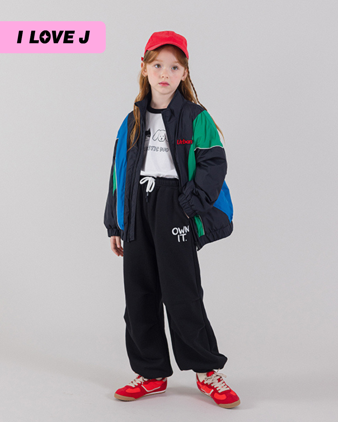 Urban color block padded