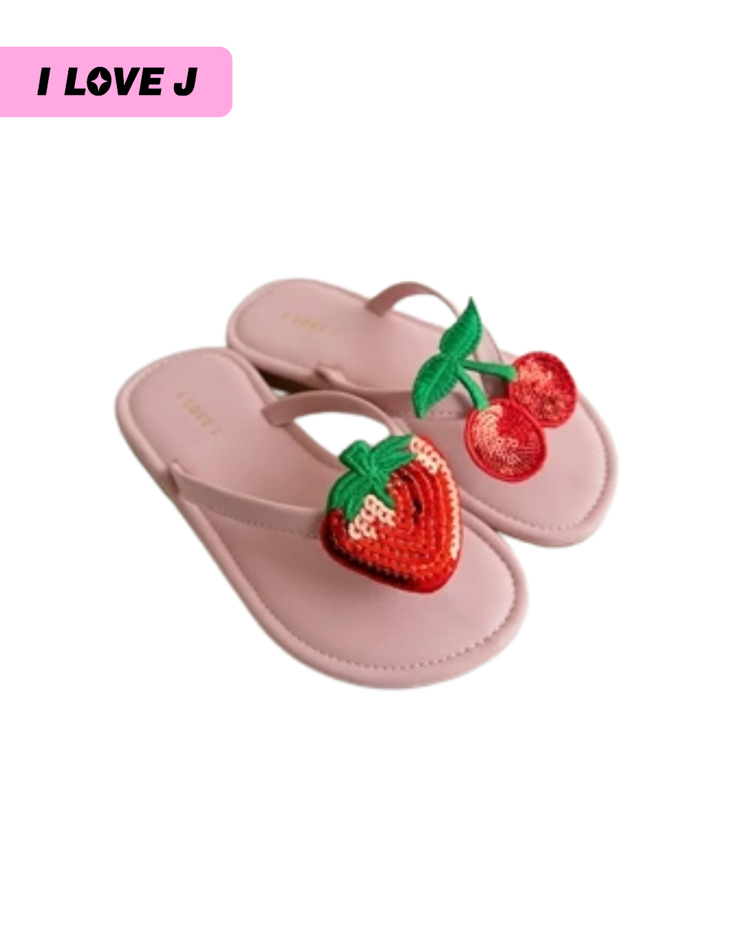 Cute Cherry & Strawberry Slippers
