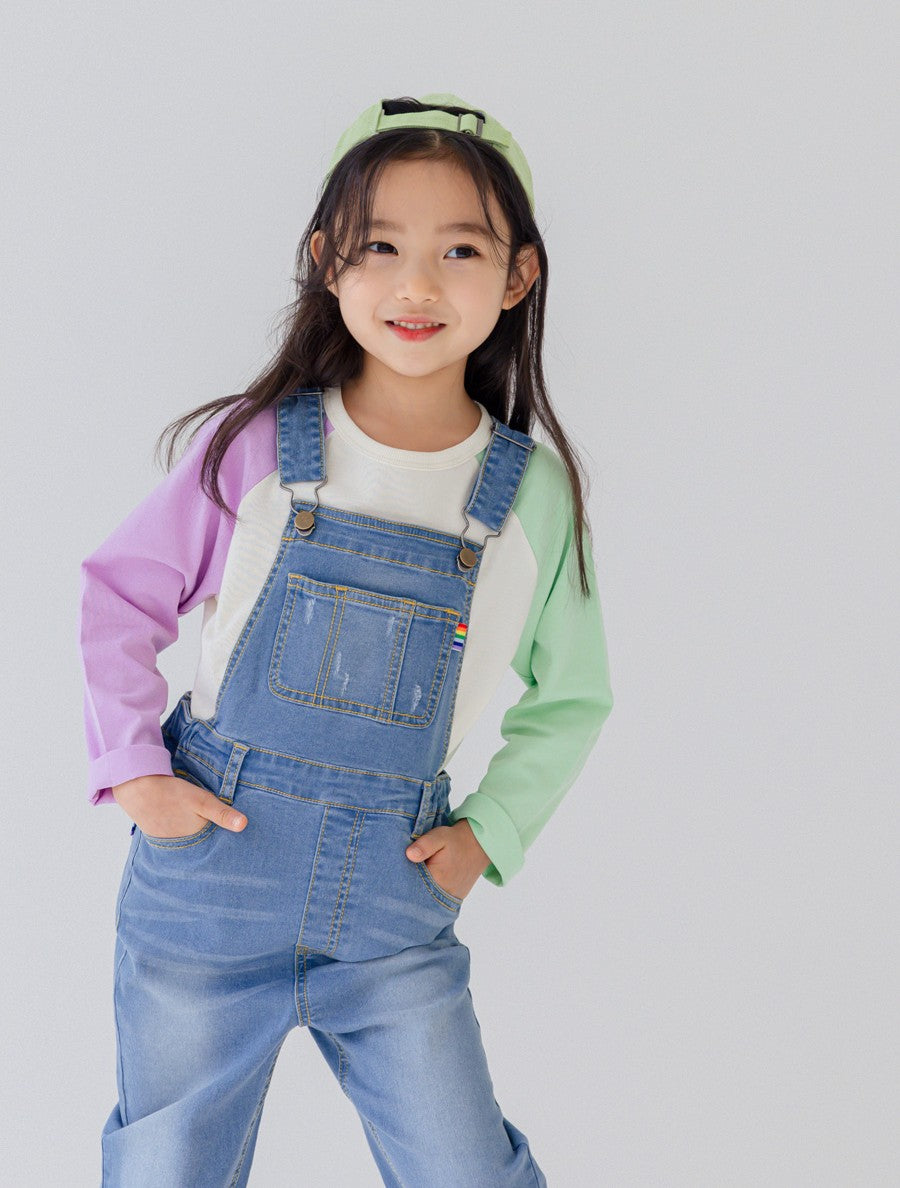[PRE-ORDER] Kids Unisex Stretchy Baggy Overalls – Lightweight Suspender Pants