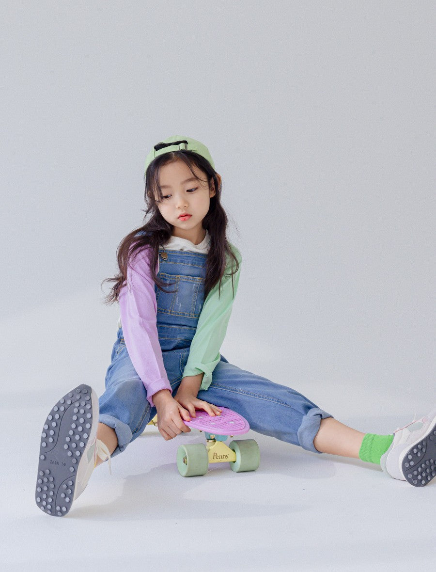 [PRE-ORDER] Kids Unisex Stretchy Baggy Overalls – Lightweight Suspender Pants