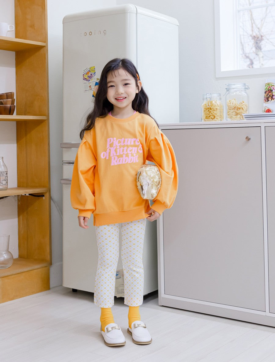 [PRE-ORDER] FLORAL Print Girls Bootcut Leggings – Soft Modal Cotton Stretch Pants