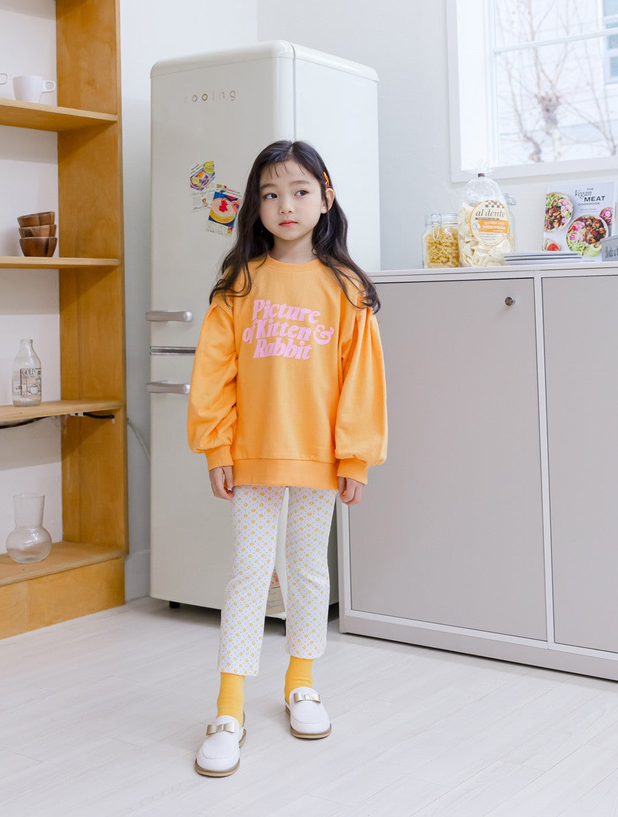 [PRE-ORDER] FLORAL Print Girls Bootcut Leggings – Soft Modal Cotton Stretch Pants