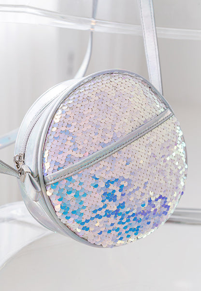 POPPI Sequin Round Crossbody Kids Bag