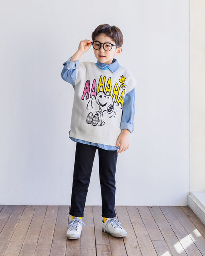 [PRE-ORDER] Kids Unisex Double Pocket Skinny Pants – Stretch Cotton Slim-Fit Trousers