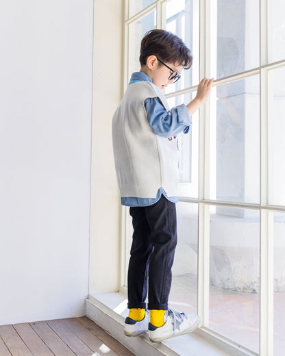 [PRE-ORDER] Kids Unisex Double Pocket Skinny Pants – Stretch Cotton Slim-Fit Trousers