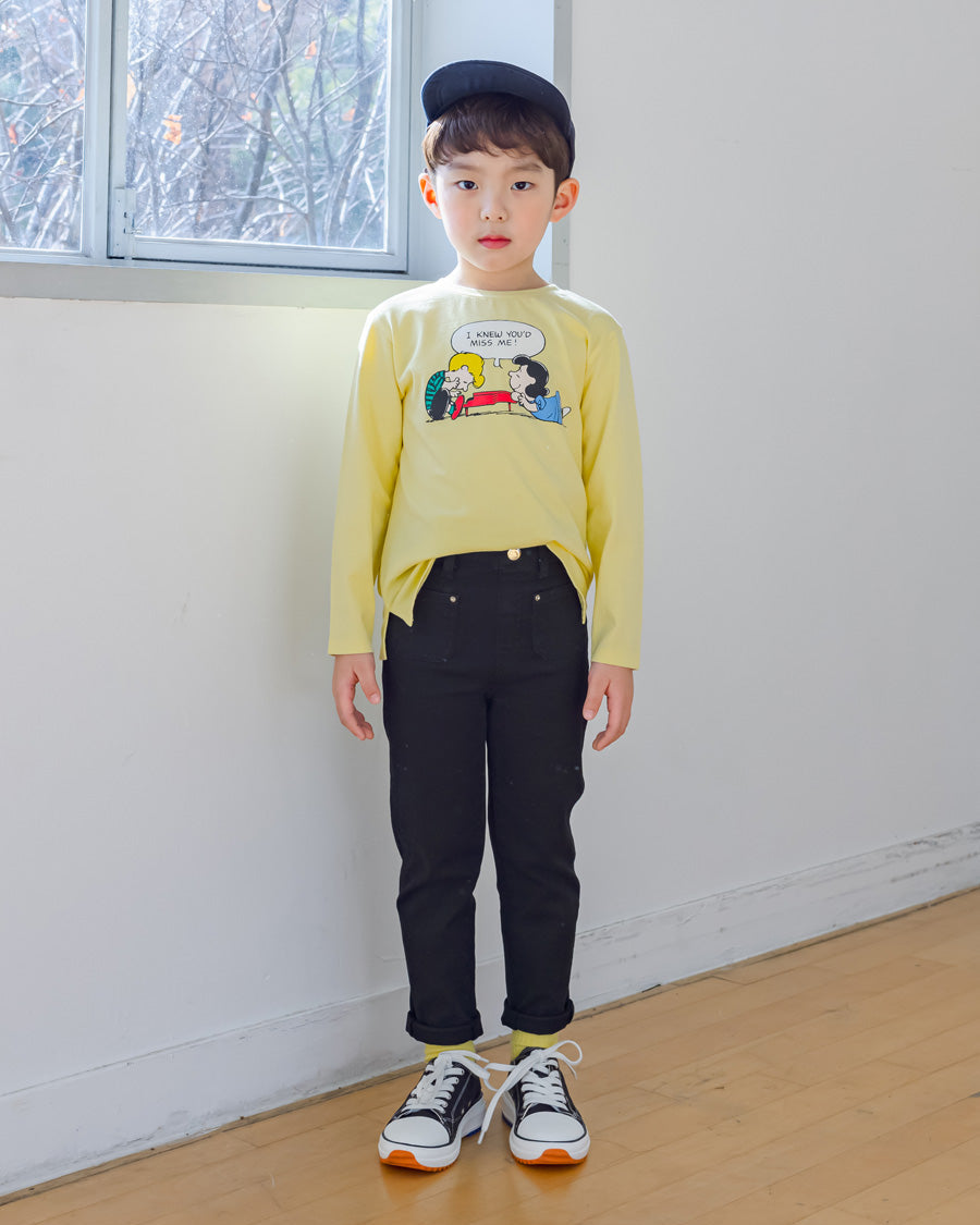 [PRE-ORDER] Kids Unisex Double Pocket Skinny Pants – Stretch Cotton Slim-Fit Trousers