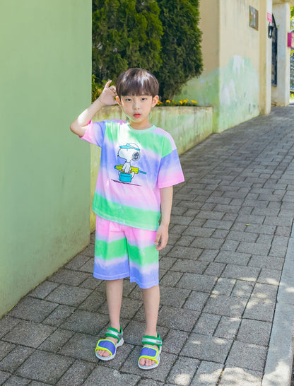 [PRE-ORDER] Kids Unisex Summer Stripe Shorts – Lightweight Cotton 5/10 Pants
