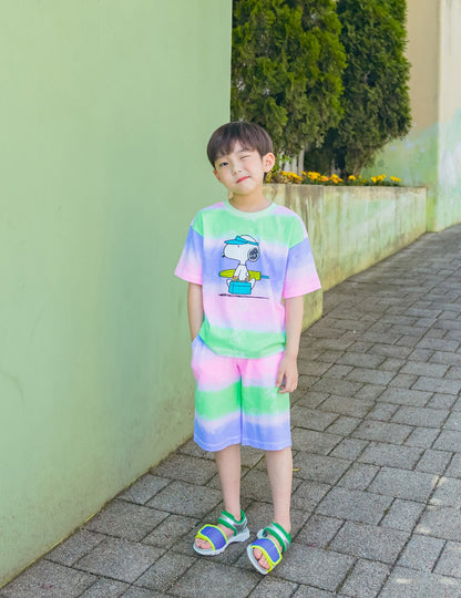 [PRE-ORDER] Kids Unisex Summer Stripe Shorts – Lightweight Cotton 5/10 Pants
