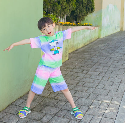[PRE-ORDER] Kids Unisex Summer Stripe Shorts – Lightweight Cotton 5/10 Pants