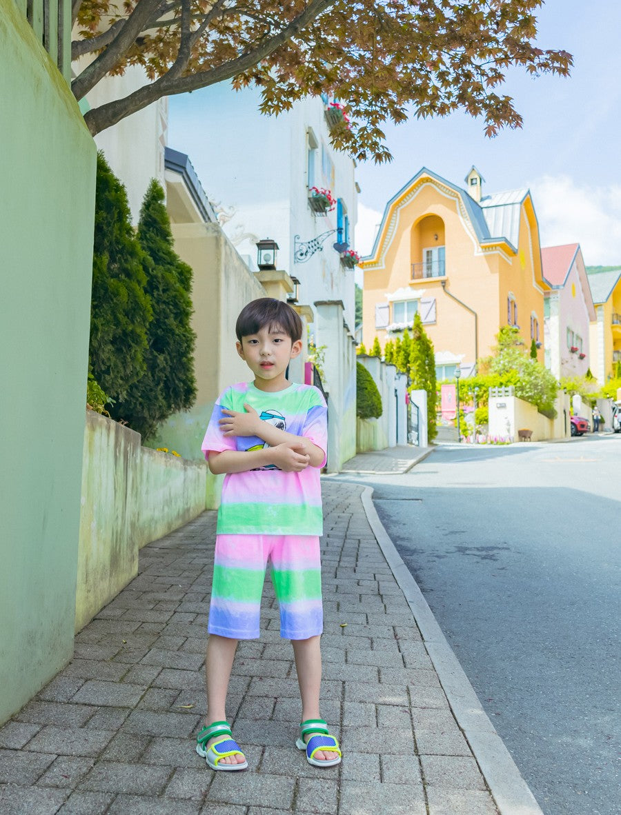 [PRE-ORDER] Kids Unisex Summer Stripe Shorts – Lightweight Cotton 5/10 Pants