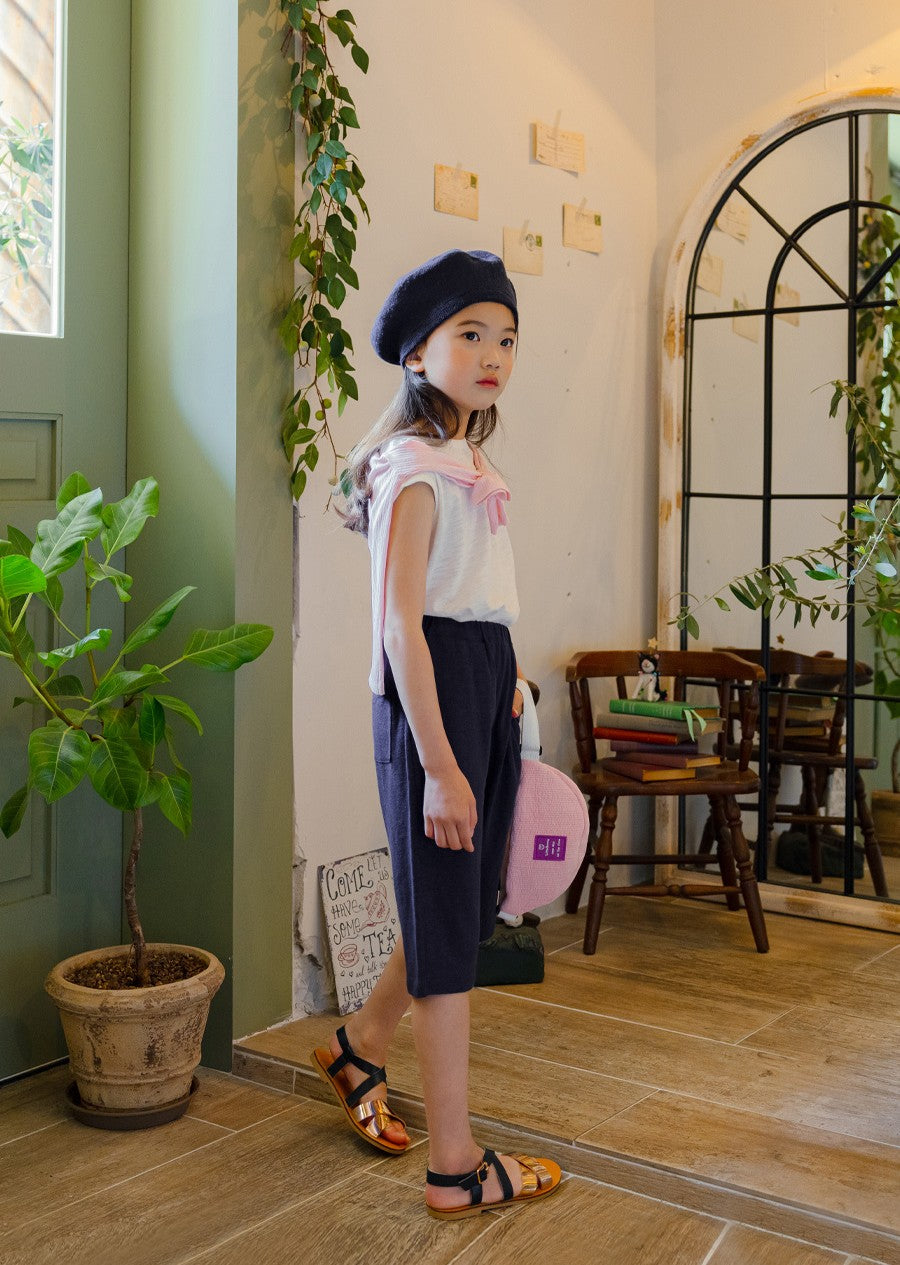 [PRE-ORDER] Kids Unisex Prime Linen 7/10 Pants – Breathable Summer Baggy Pants
