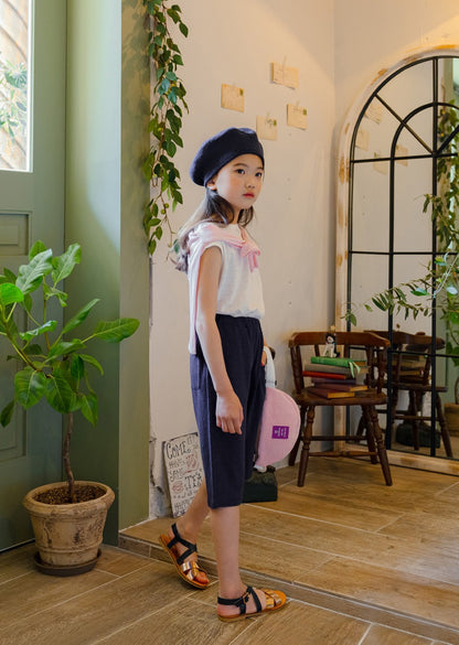 [PRE-ORDER] Kids Unisex Prime Linen 7/10 Pants – Breathable Summer Baggy Pants