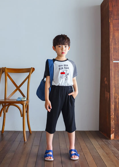 [PRE-ORDER] Kids Unisex Prime Linen 7/10 Pants – Breathable Summer Baggy Pants