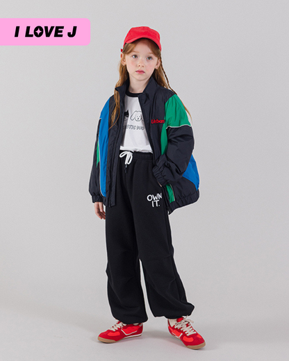 Urban color block padded