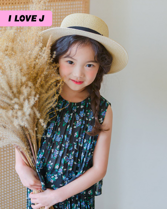 KOI Sleeveless Floral Chiffon Top for Girls