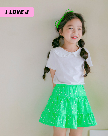 Forest Shirring Skirt
