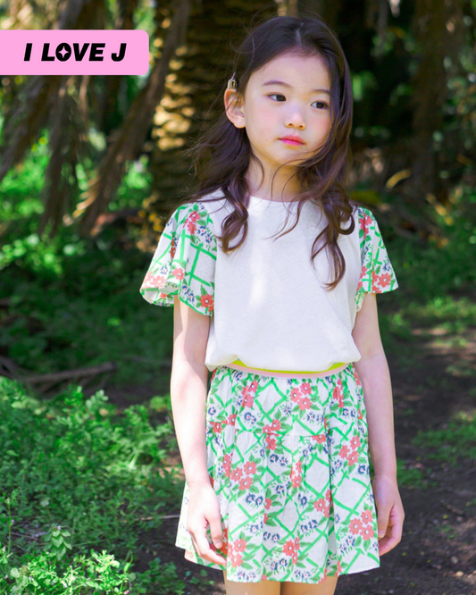 Dumble Garden Comfortable Floral Skirt