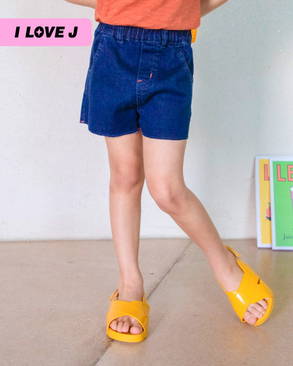 Stylish Neon Stitch 3/4 Shorts