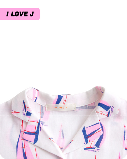 Cute Button-Up Yacht Dress