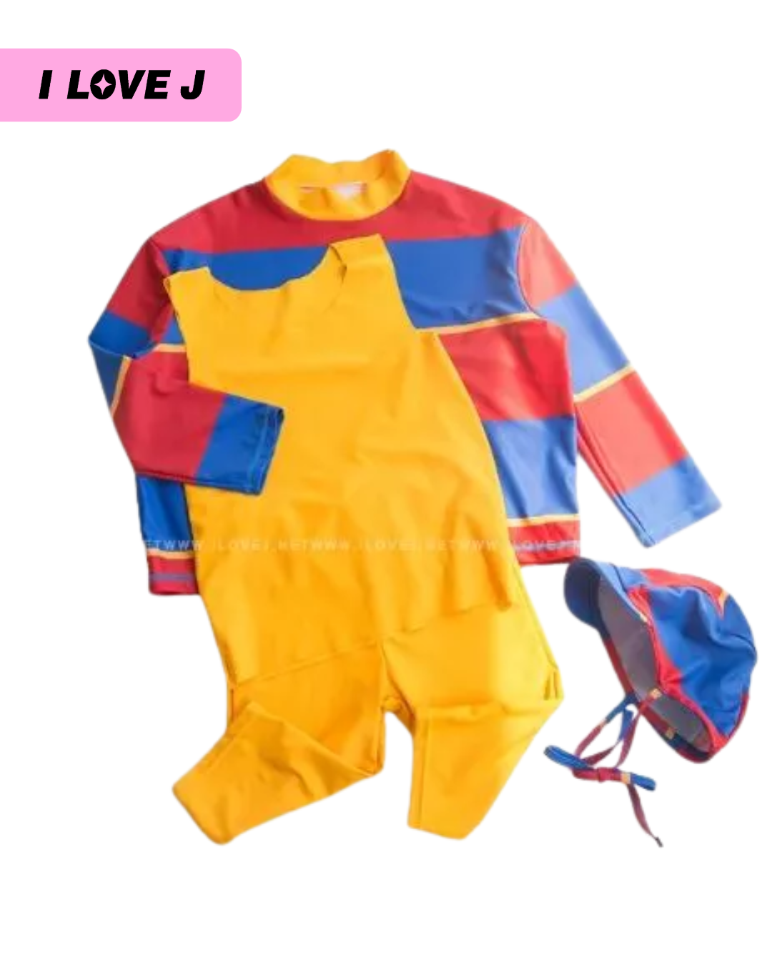 Rainbow Swimwear UV Protection Set