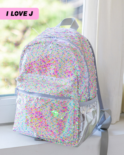 CHARM Fun Sparkly Sequin Backpack