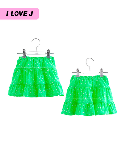 Forest Shirring Skirt