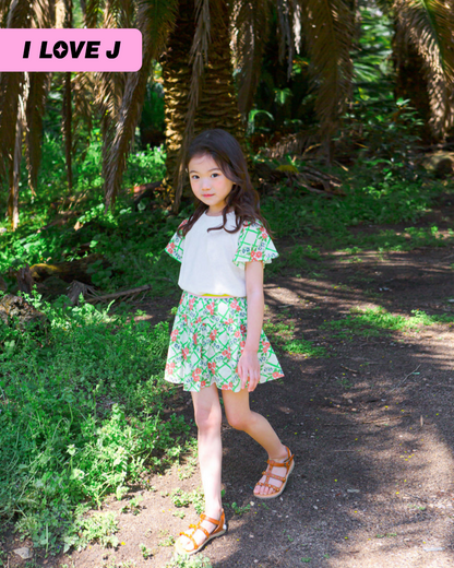 Dumble Garden Comfortable Floral Skirt
