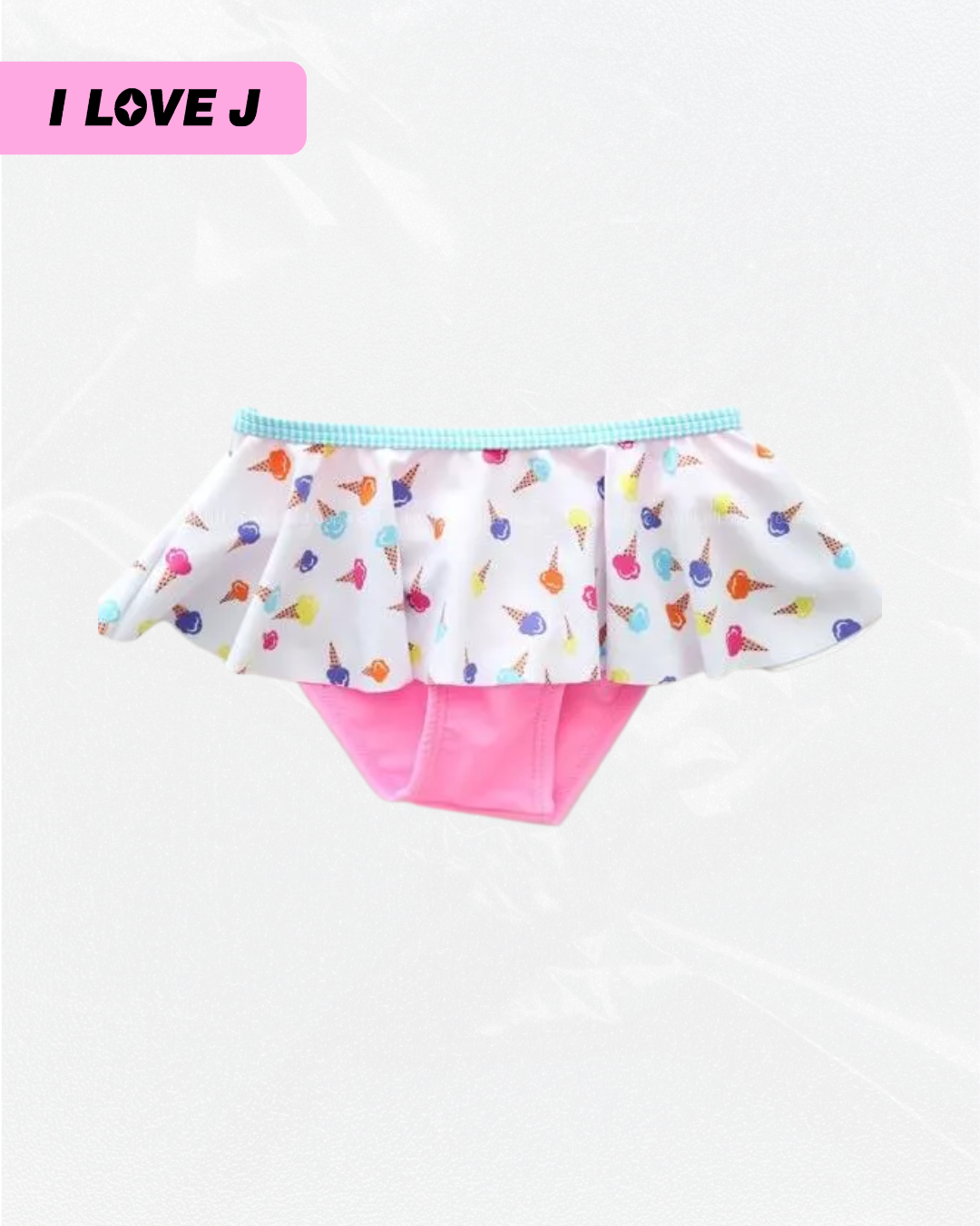 Ice Cream Longsleeve Swimwear