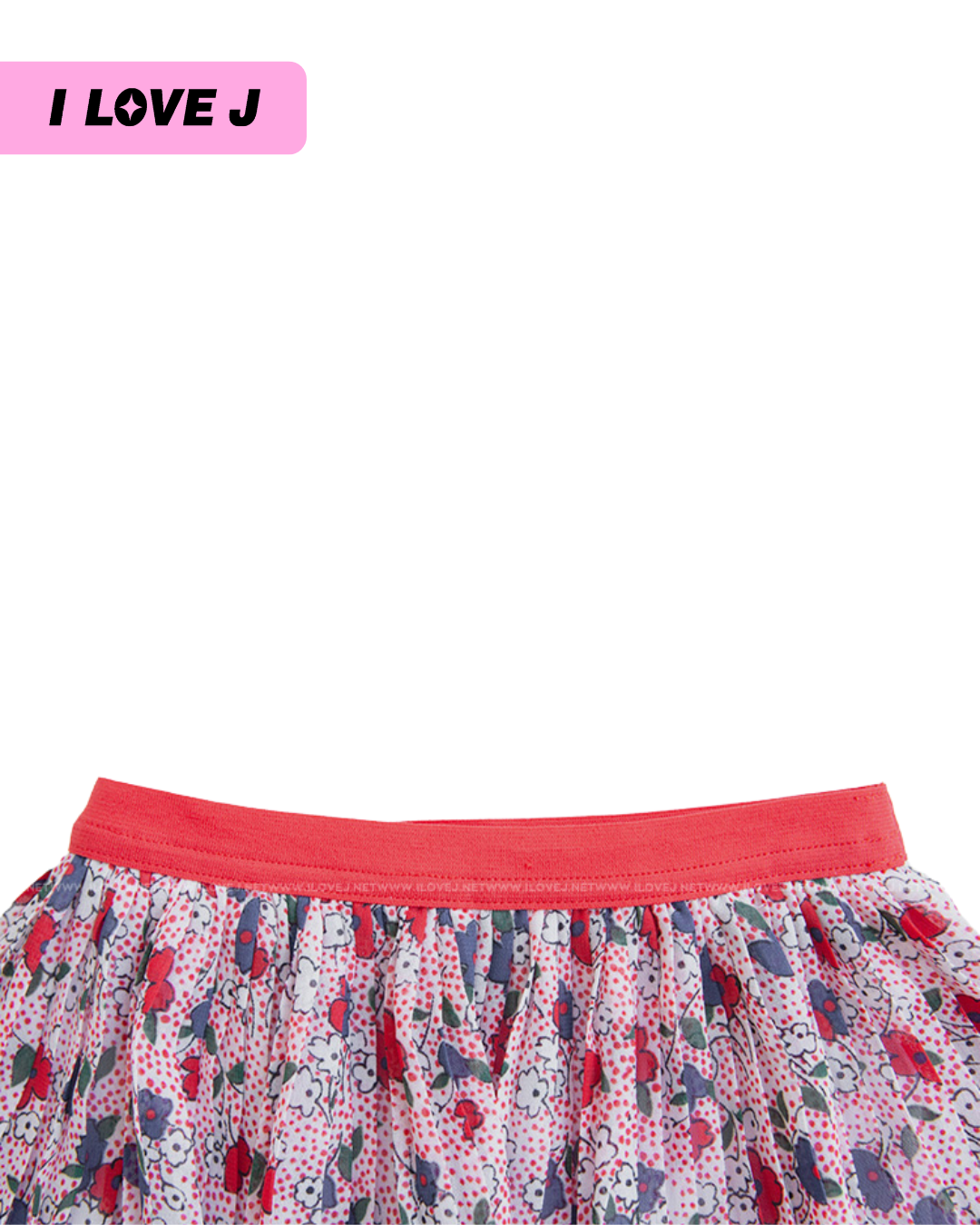 Peach Chiffon Skirt With Inner Shorts