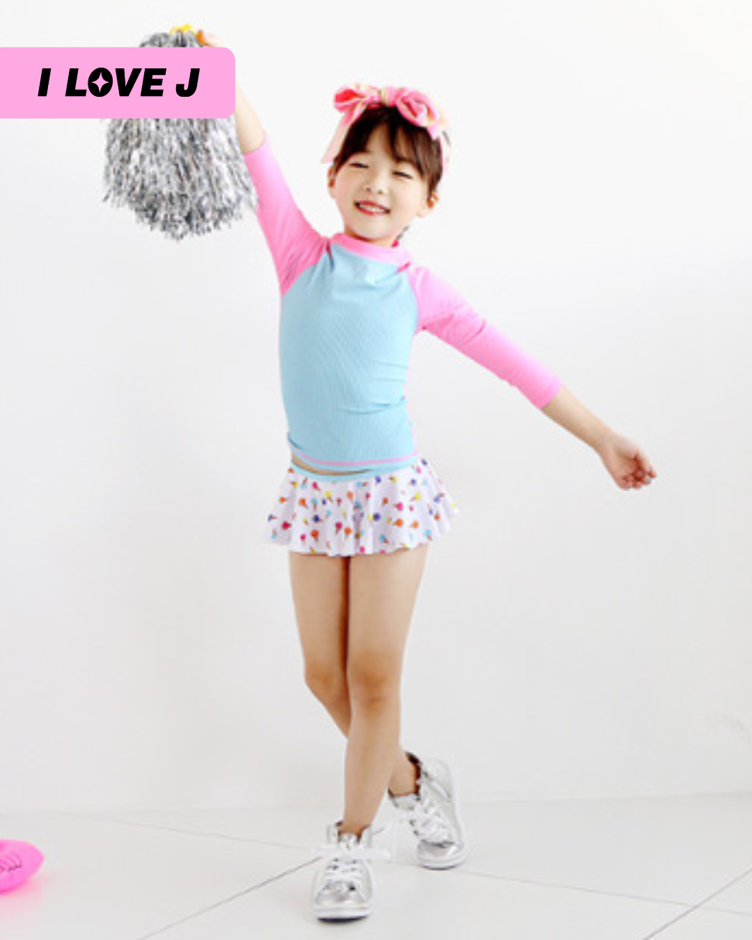 ICE CREAM Polyester Longsleeve Rash Guard Set