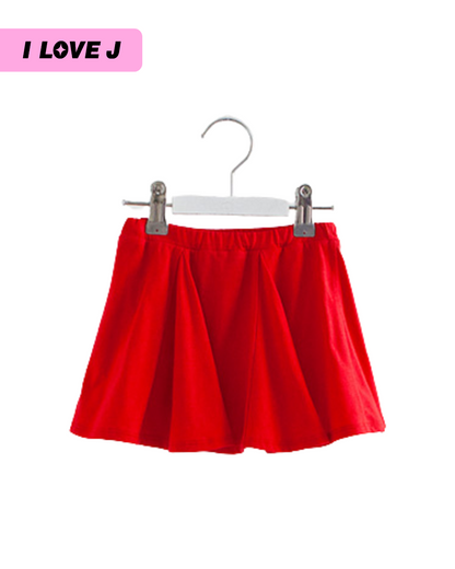 Round Flare Skirt With Inner Shorts