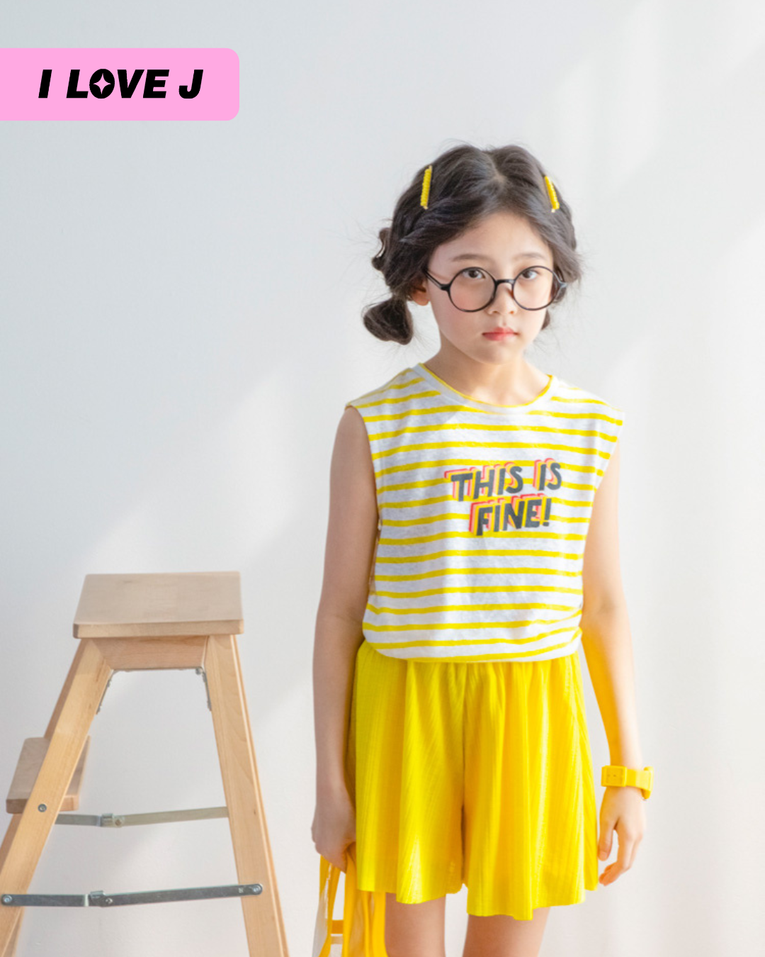 LURI Cotton Stripe Sleeveless Unisex Top