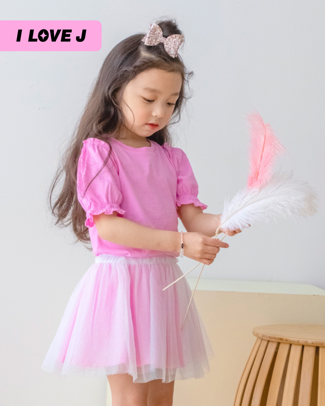 RUNA Pink Essen Mesh Skirt With Inner