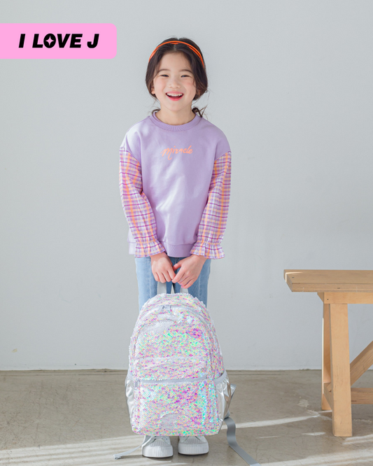 CHARM Fun Sparkly Sequin Backpack