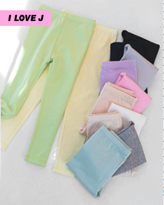 Everyday Basic Cotton Leggings (Multiple Colors)