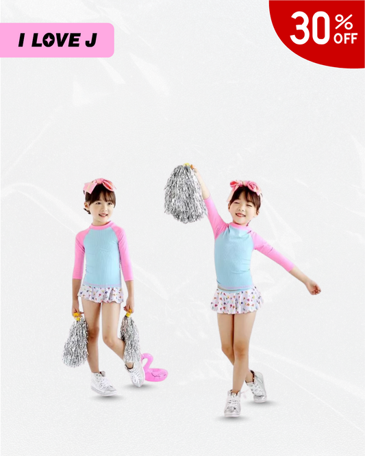 Ice Cream Longsleeve Swimwear