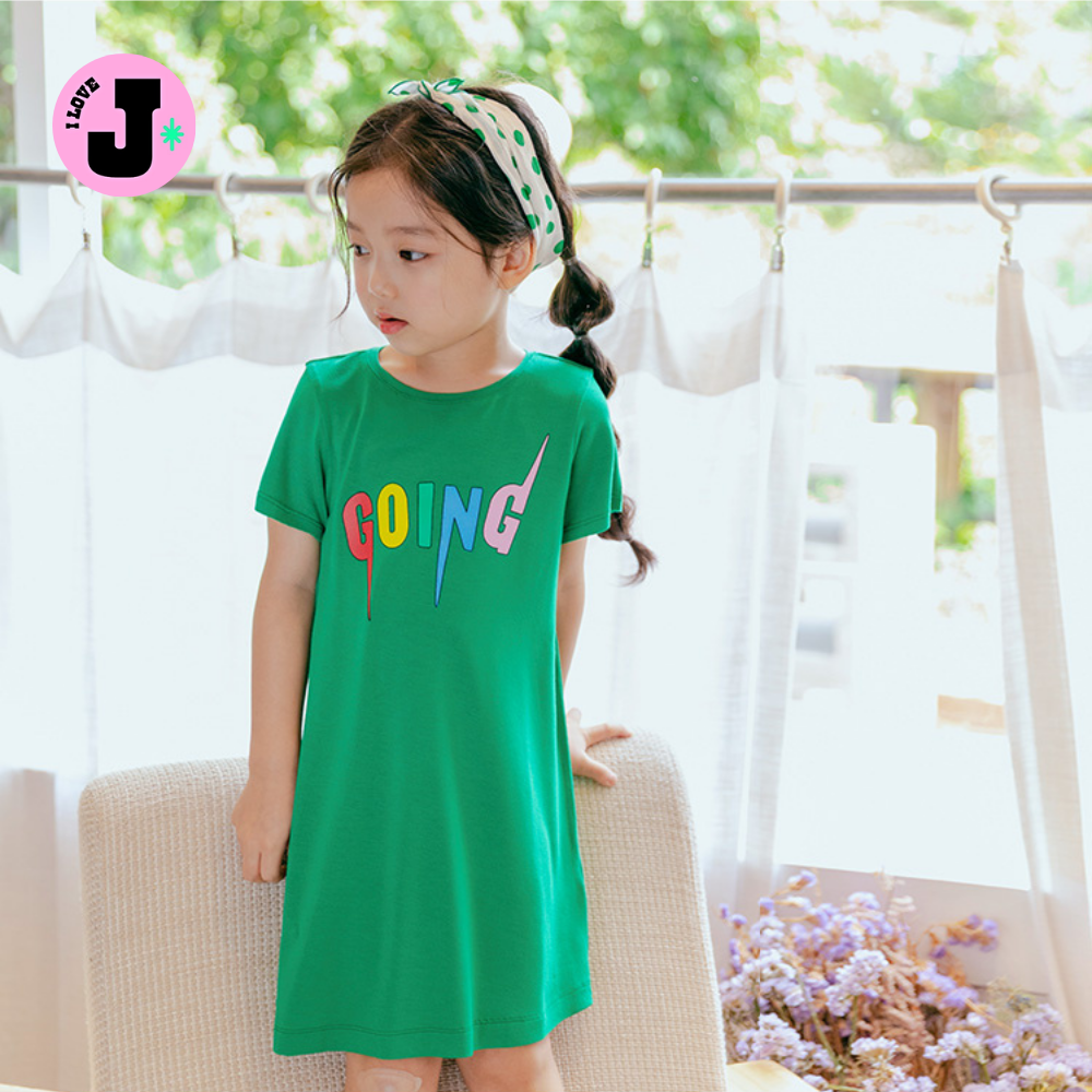 I LOVE J Kids Going Short-Sleeve Dress | Ages 4–7