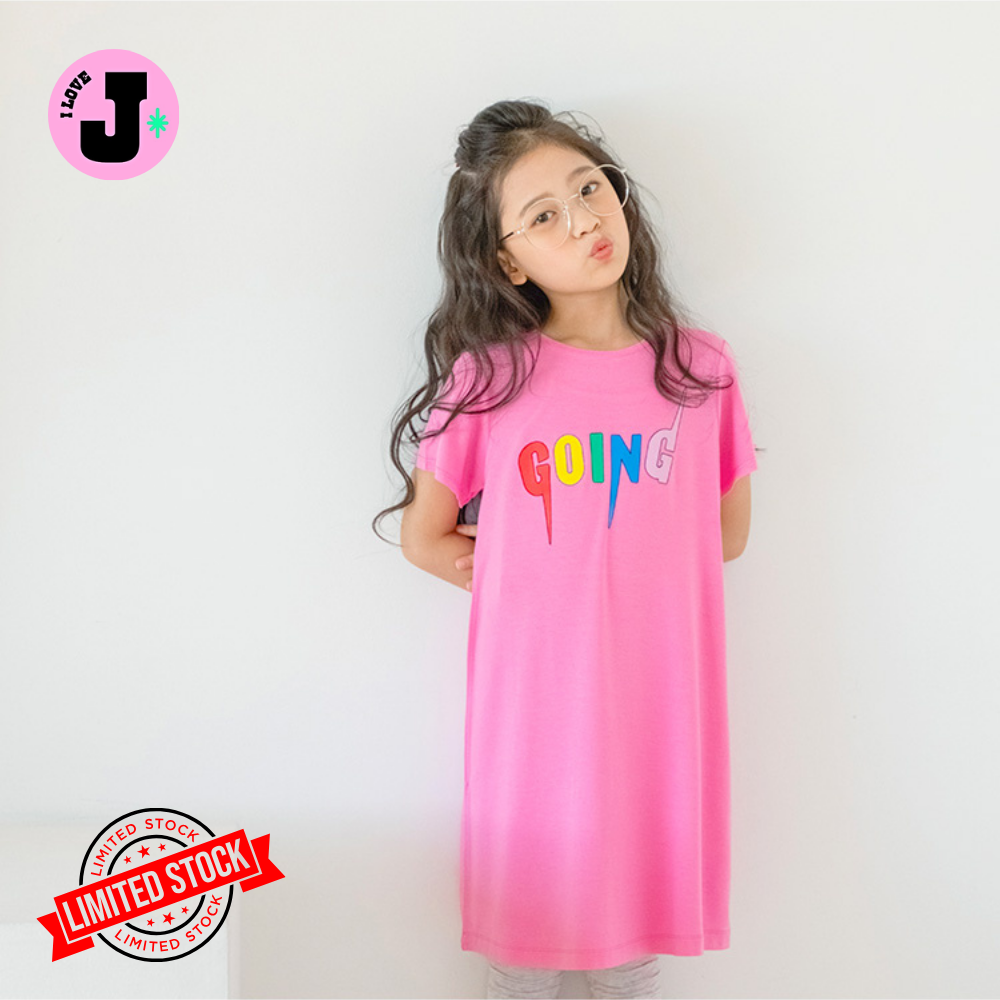 I LOVE J Kids Going Short-Sleeve Dress | Ages 4–7