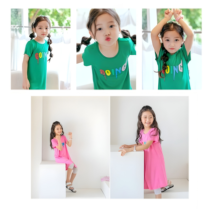 I LOVE J Kids Going Short-Sleeve Dress | Ages 4–7