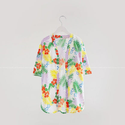 AROHA Cotton Tropical Summer Unisex Robe