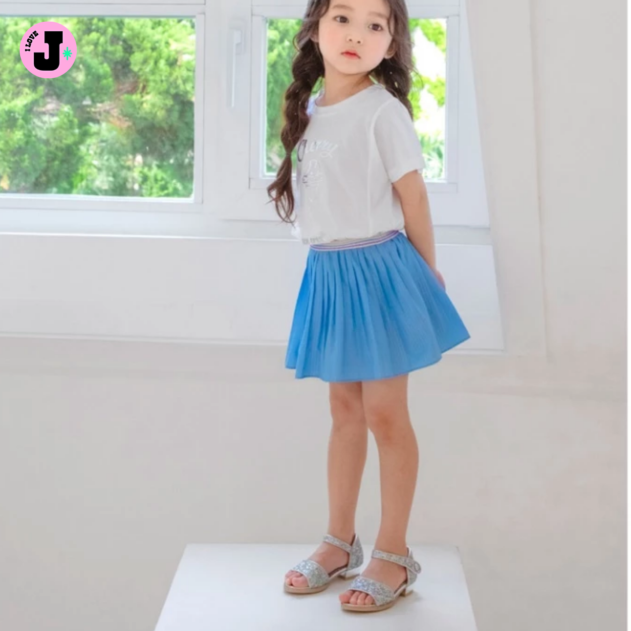 I LOVE J Kids STELLA Sparkling Princess Sandals | Ages 4-10