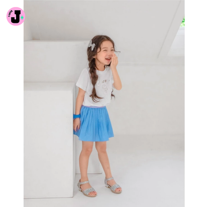 I LOVE J Kids STELLA Sparkling Princess Sandals | Ages 4-10