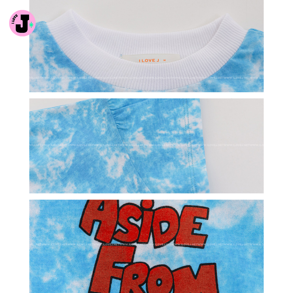 I LOVE J Kids NAYEOM Tie-Dye Short-Sleeve Summer Dress | Ages 3-7