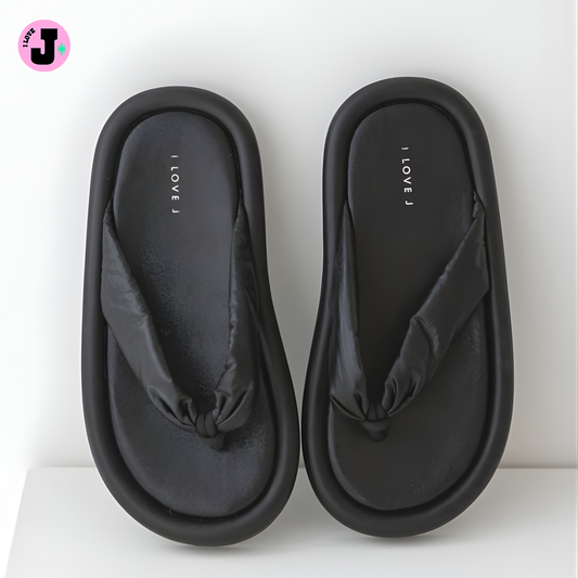 I LOVE J Kids MIAMI Lightweight Summer Slippers | Ages 4-8