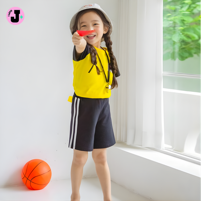 I LOVE J Kids Comfortable Sports Top and Bottom Set | Ages 4–11