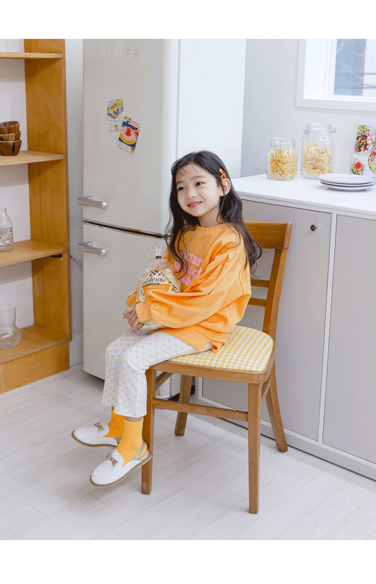 [PRE-ORDER] FLORAL Print Girls Bootcut Leggings – Soft Modal Cotton Stretch Pants [ILOVEJ]