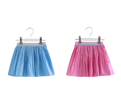 VIAN Polyester Pleated Breathable Skirt